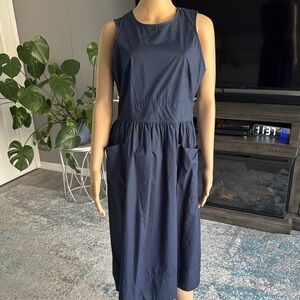 Navy Sleeveless Dress